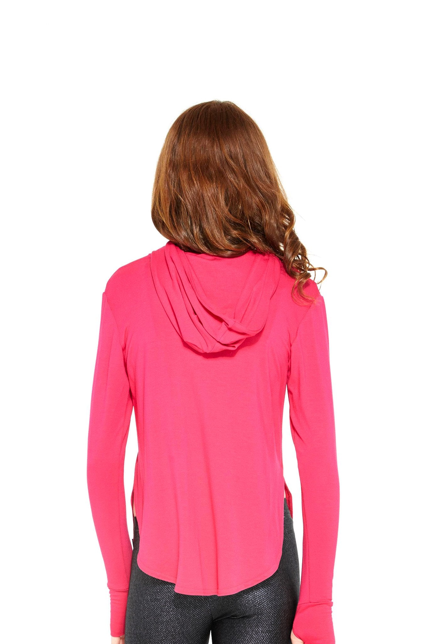 Sexy Dance Women T-shirt Long Sleeve Sweatshirt Crew Neck Pullover Warm Tops  Pink XL 