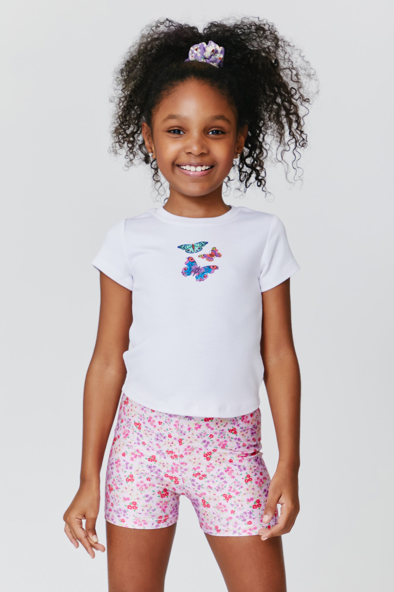 Girls Baby Tee with Butterfly