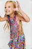 Girls Skater Dress in Rainbow Sprinkles