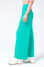 Rib Wide Leg Pant in Jade