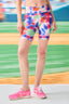 MLB Batterman Hi-Shine BIke Shorts in Tie Dye