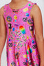 Kids Skater Dress in Candy Spill