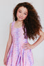 Kids Skater Dress in Tie Dye Frosting