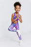 Toddler Leggings in Purple Swirl Stripe Leggings