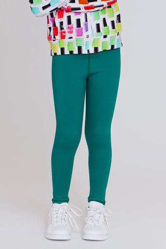 Girls TLC Leggings in Emerald