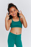 Girls TLC Y-Back Bralette in Emerald