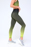 DuoKnit Leggings in Pepperoncini Halftone Ombre