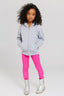 Kids TLC Foil Legging in Terez Pink Sparkle