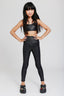 Kids TLC Foil Legging in Onyx Sparkle