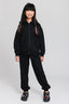 Girls Gems Jogger in Black