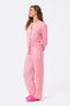 Pajama Set in Barbie Girl Pink Stripe