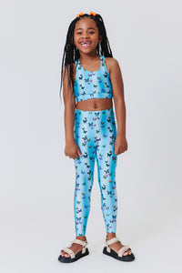 Girls Leggings in Butterfly Sky