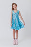 Girls Skater Dress in Butterfly Sky