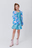 Girls Skater Dress in Butterfly Sky