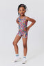 Girls Leotard in Rainbow Sprinkles