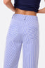 Twill Pant in Electric Blue Stripe