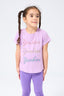 Yankees Girls Baby Tee in Lilac