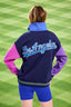 Dodgers Colorblock Quarter Zip Sweatshirt in Fashion Colors