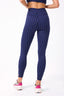 Mets TLC Leggings in Navy Chalk Stripe