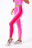 TLC Side Stripe Colorblock Legging in Barbie Pink