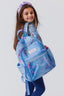 Backpack in Denim Paint Splatter