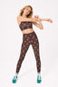 DuoKnit Leggings in Mocha Butterflies