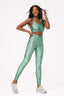 Hi-Shine Leggings in Sage Toile