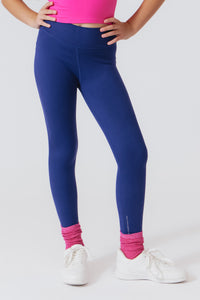 Girls TLC Legging in Navy