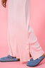 Rib Wide Leg Pant in Rose