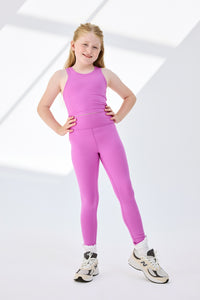 Girls TLC Legging in Dana's Bakery Purple