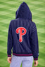 Phillies Gems Zip Up Hoodie in Navy Gems