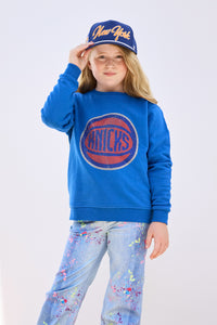 Knicks Girls Gems Logo Crew