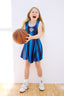 Knicks Girls Blue Ombre Skater Dress