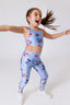 Terez x Stickerbeans Girls Hi-Shine Leggings