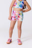 Girls Hi-Shine Booty Shorts in Camp Beads