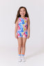 Girls Leotard in Starburst Tie Dye