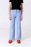 Girls Twill Stud Pant in Cloud Blue