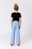 Girls Twill Stud Pant in Cloud Blue