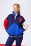 Phillies Colorblock Quarter Zip Sweatshirt in Team Colors