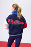 Phillies Colorblock Quarter Zip Sweatshirt in Team Colors