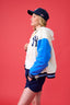 Yankees Bomber Jacket in Blue and Sugar Swizzle