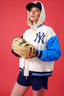 Yankees Bomber Jacket in Blue and Sugar Swizzle