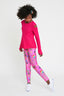 Girls Leggings in Pink Candy Spill