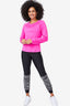 WorkIt Long Sleeve Tee in Terez Pink