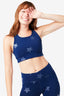 UpLift Sports Bra in Navy Tonal Star