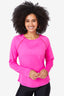 WorkIt Long Sleeve Tee in Terez Pink