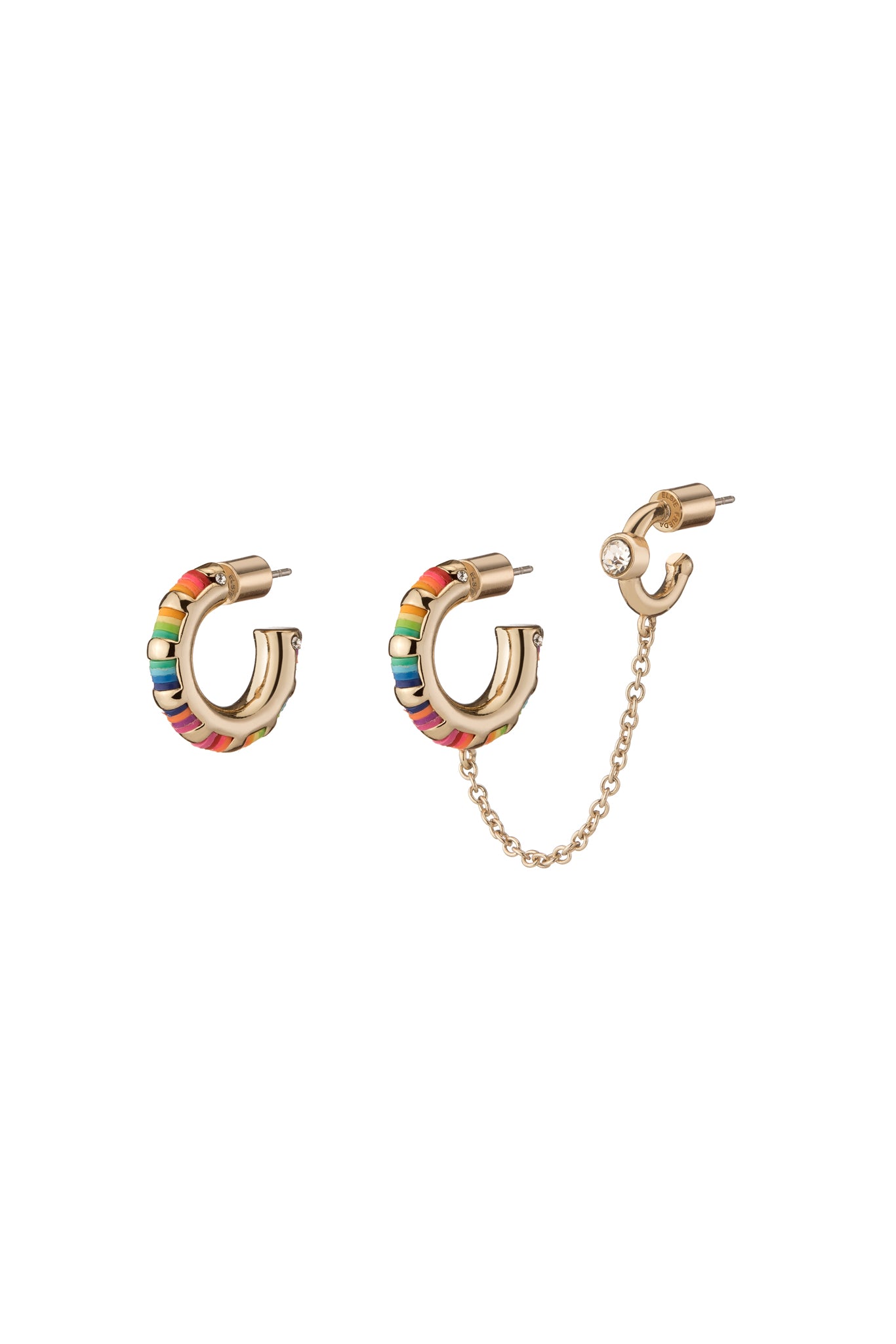 Terez x Elsie Frieda Asymmetrical Chubby Hoop Set – Terez.com