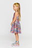 Girls Skater Dress in Rainbow Sprinkles