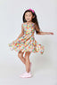 Girls Skater Dress in Neon Candy