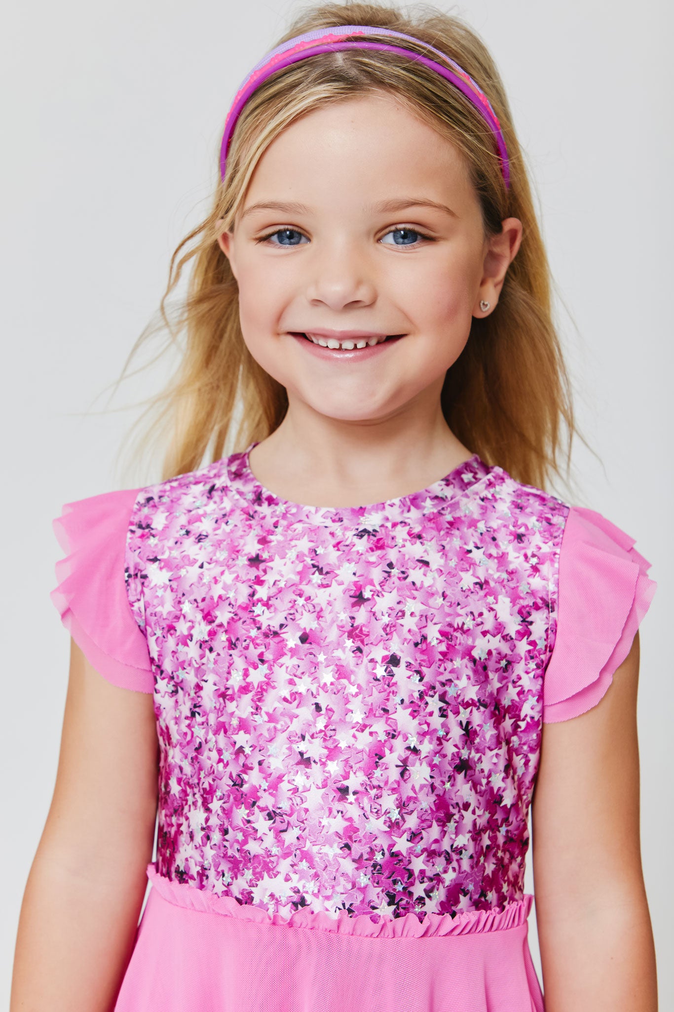 Girls Princess Dress in Star Confetti Foil – Terez.com